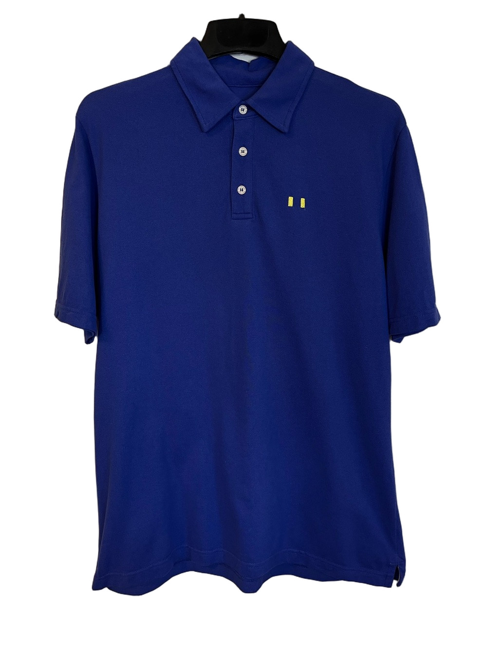 Province of Canada Royal Blue Polo Shirt Mens M Short Sleeve Golf Green Logo